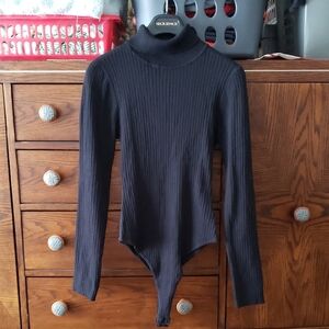 Bodysuit With Thong Snap